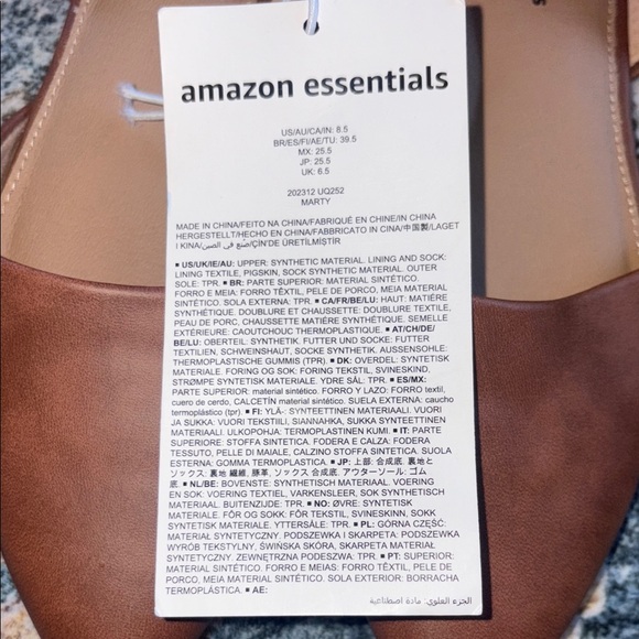 Amazon Essentials Women's Tan Flats - Picture 2 of 6